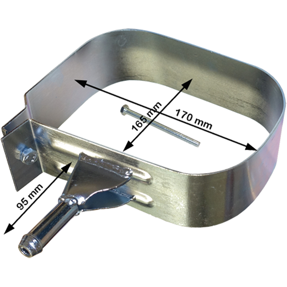 SANGLE ET PATE D' ECHAPPEMENT