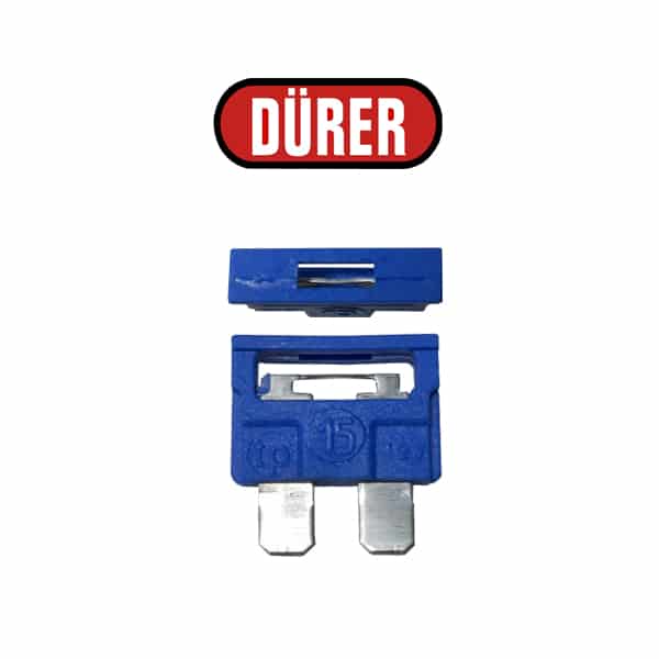 4 FUSIBLES ENFICHABLES 15A BLEU - réf. 15FEBL4