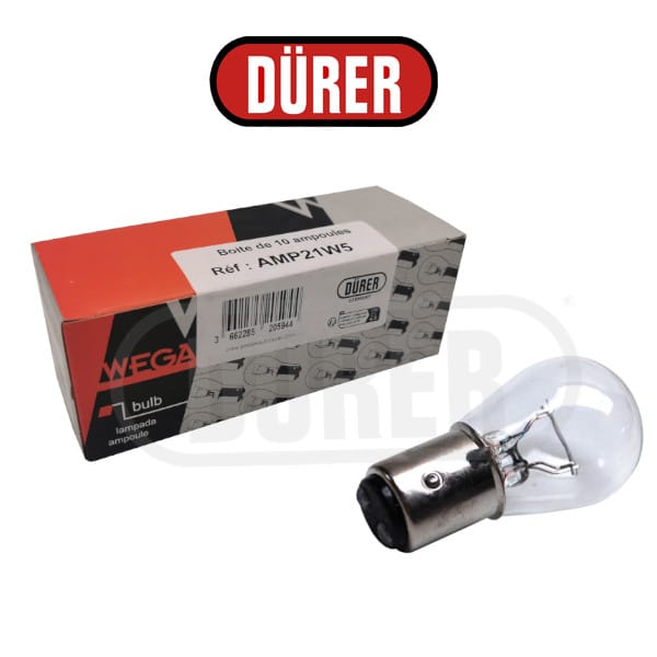 BOITE DE 10 AMPOULES AMP21W5 12V 21/5W BAY15D P21/5W - réf. AMP21W5