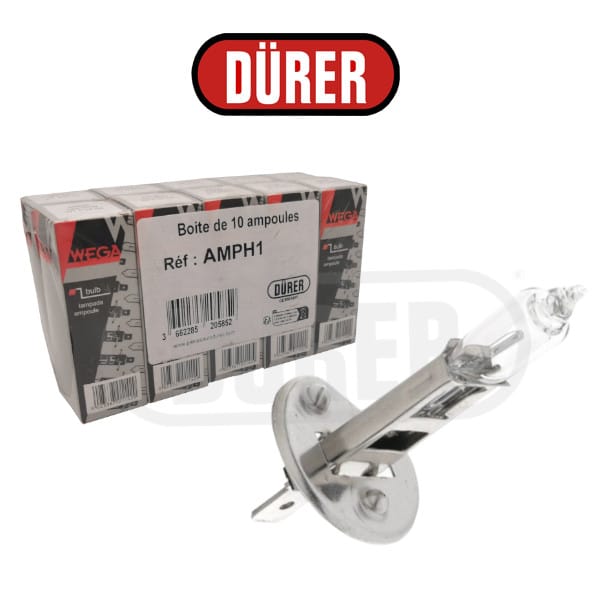 BOÎTE DE 10 AMPOULES AMPH1 12V H1 55W PK14.5S - réf. AMPH1