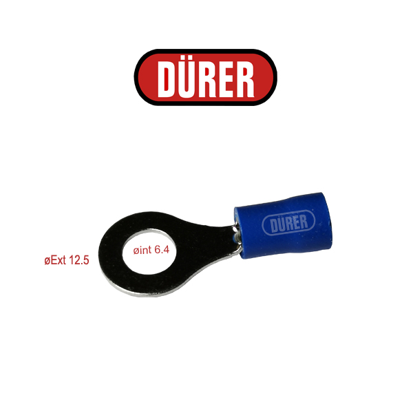 COSSES RONDES PRÉISOLÉE BLEUE D.12,5X6,4  , SACH.15 - réf. CO6BPS15