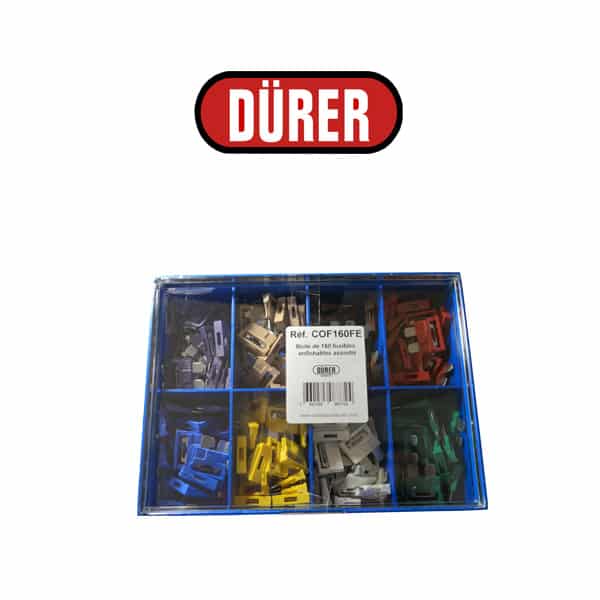 BOÎTE DE 160 FUSIBLES ENFICHABLES ASSORTIS - réf. COF160FE