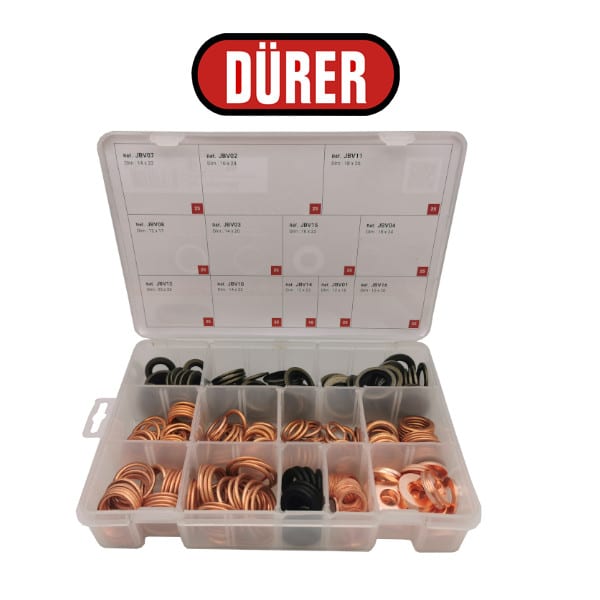 COFFRET DE 235 JOINTS DE VIDANGE ASSORTIS - réf. COFDUR02