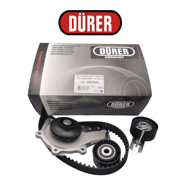 KIT DISTRIBUTION + POMPE A EAU LARG 25MM - 137 DENTS - réf. DKPA04