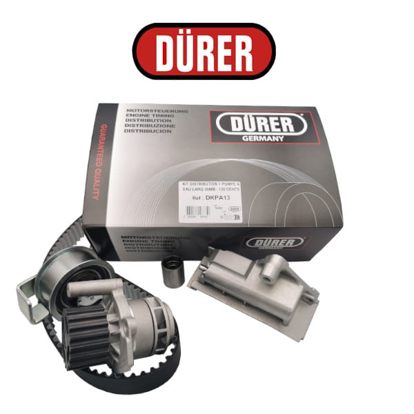 KIT DISTRIBUTION + POMPE A EAU LARG 30MM - 120 DENTS - réf. DKPA13