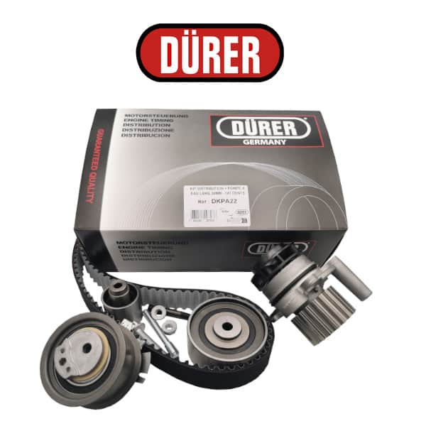 KIT DISTRIBUTION + POMPE A EAU LARG 30MM - 141 DENTS - réf. DKPA22