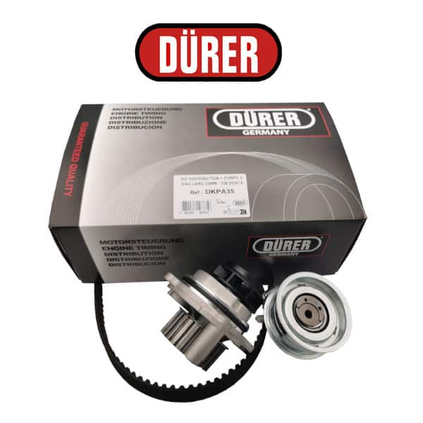 KIT DISTRIBUTION + POMPE A EAU LARG 23MM - 138 DENTS - réf. DKPA35