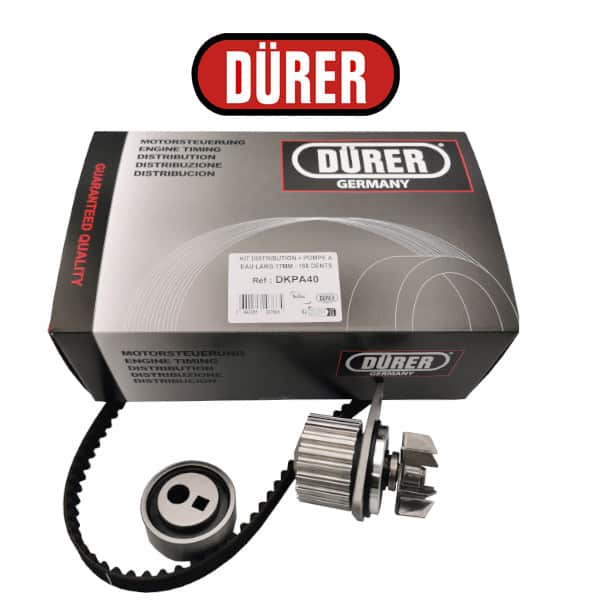 KIT DISTRIBUTION + POMPE A EAU LARG 17MM - 108 DENTS - réf. DKPA40