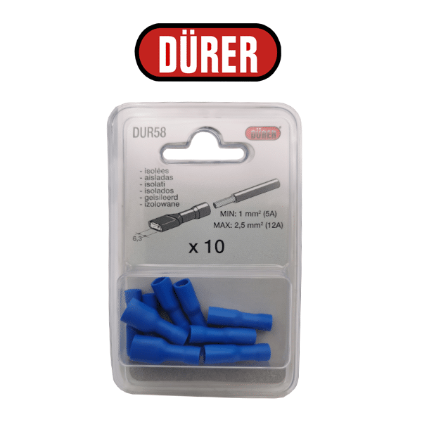 10COSS.PLAT.6.3 FEM.ISO BL. - réf. DUR58