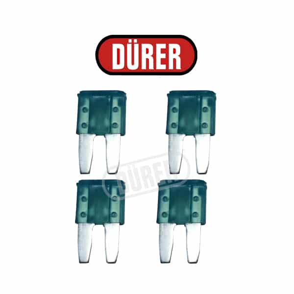 4 FUSIBLES MICRO II 15A , BLISTER DE 4 - réf. MICROII15ABL4