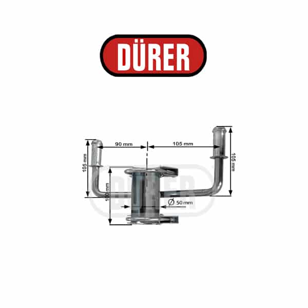 SUPPORT TUBE INTERMADIAIRE D'ACHAPP. D.50 - réf. SEMB142