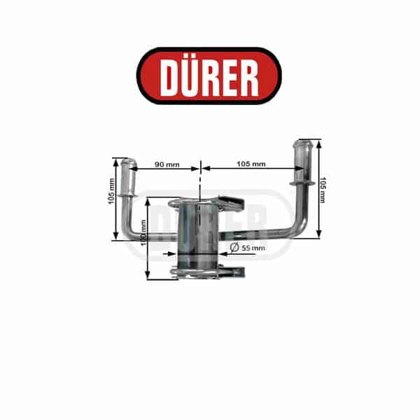 SUPPORT TUBE INTERMADIAIRE D'ACHAPP. D.55 - réf. SEMB143