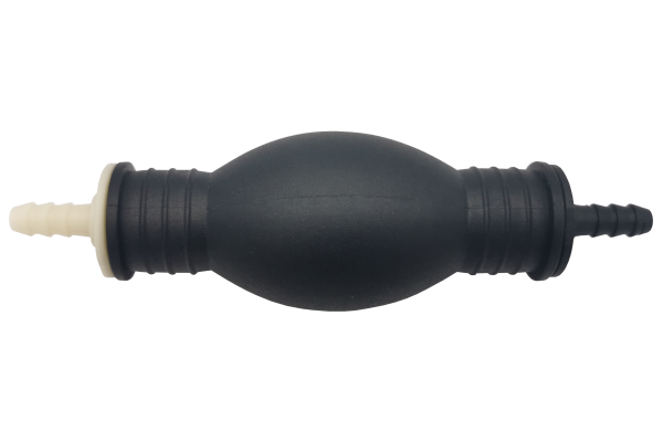 POMPETTE ENTREE DROITE NOIRE SORTIE DROITE BLANCHE DIAM 8 MM - réf. DP081BL