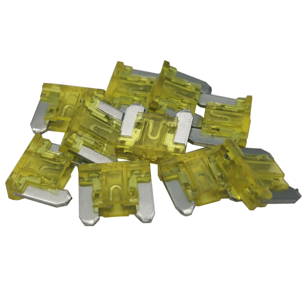 MINI FUSIBLES À LANGUETTES PROFILS BAS 20A SACHET 10 P. - réf. DUR230