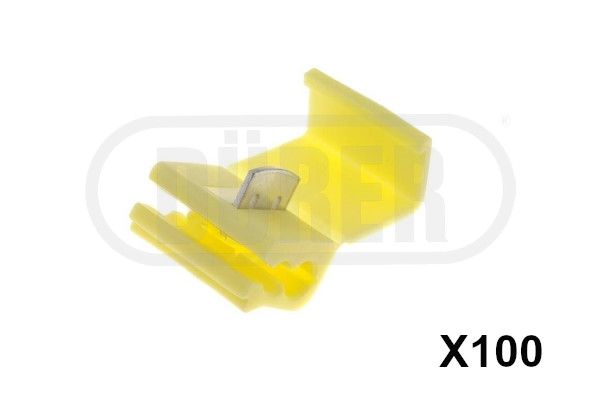 CONNECTEUR RAPIDE JAUNE SACHET DE 100 - réf. DUR250