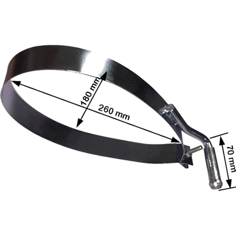 SANGLE ÉCHAPPEMENT 206+  , SACHET 1 P. - réf. SEMB1