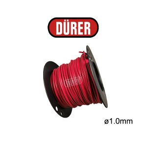 Bobine de câble 1mm² rouge 50M BC10R50 DÜRER