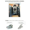 Boîtier antivol avec cadenas + safety ball ANTIVOLREM DÜRER – Image 2